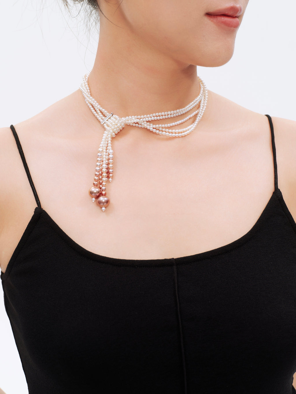 Cascade Pearl Necklace