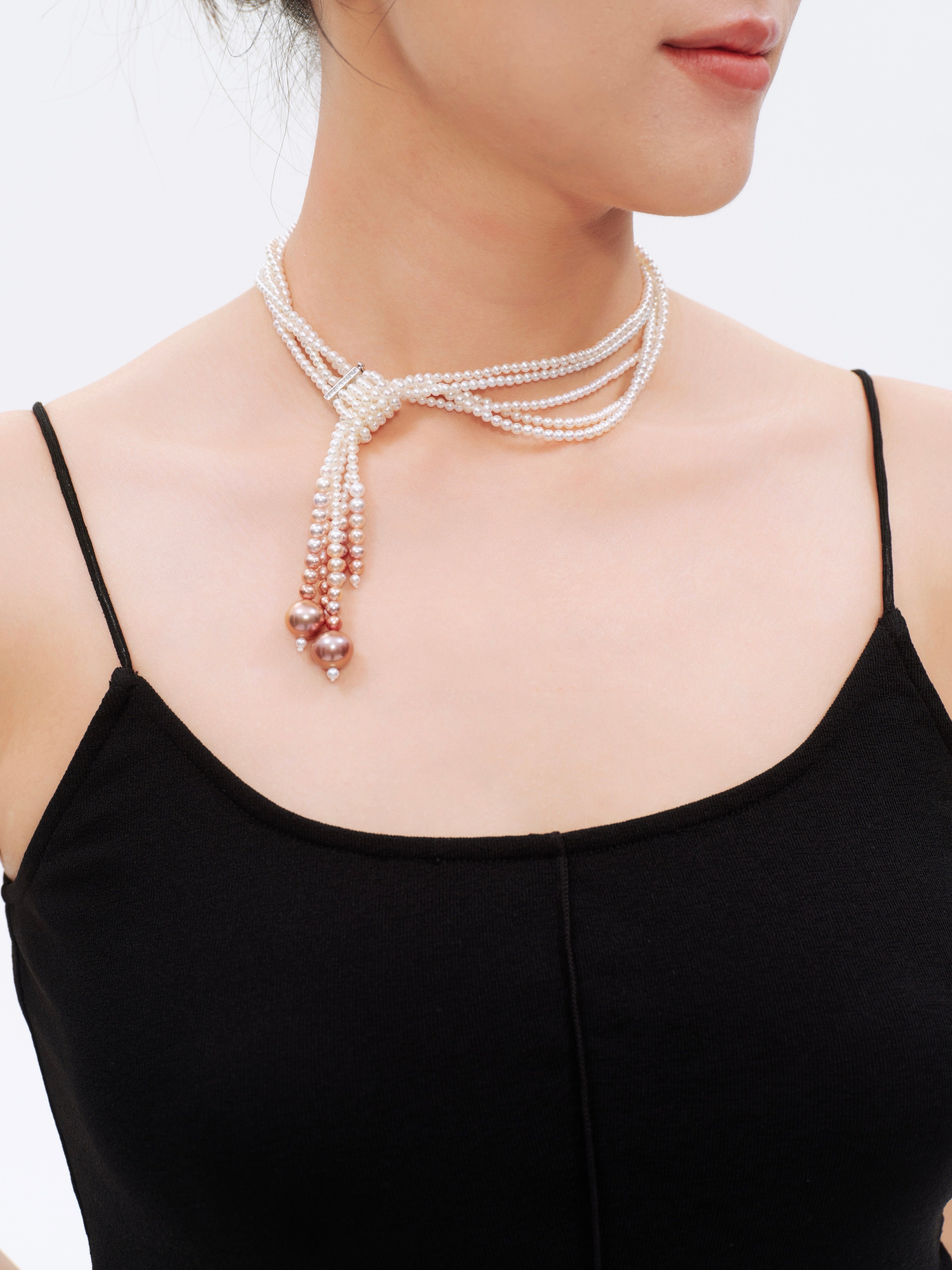 Cascade Pearl Necklace