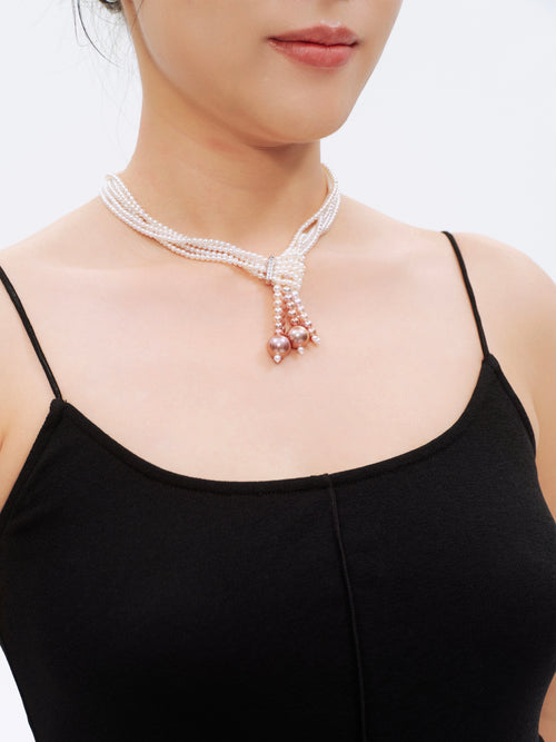 Cascade Pearl Necklace